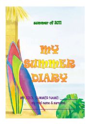 SUMMER DIARY - lots of fun stuff to do