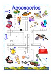 Accessories Crossword