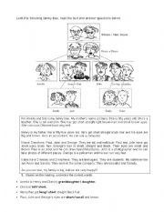 English Worksheet: FAMILY PHYSICAL DESCRIPTION