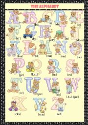 English Worksheet: THE ALPHABET