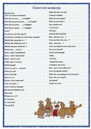 classroom language for students