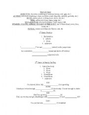 English Worksheet: Mad Lib