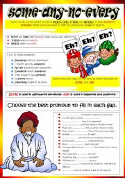 INDEFINITE PRONOUNS