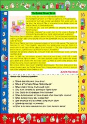 English Worksheet: A story from Asia - Korea (The Falling Flower Rock)