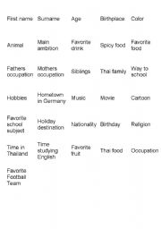 English Worksheet: Introduce yourself