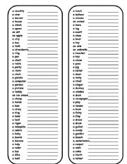 English Worksheet: Plural