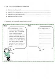 English Worksheet: Daily Routines