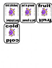 English worksheet: Homophone Go Fish