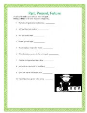 English Worksheet: Present  Past or Future?