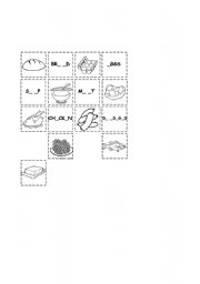 English Worksheet: food