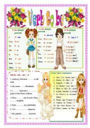 English Worksheet: Verb to be