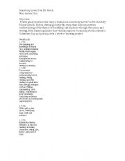English Worksheet: Mr Hatch