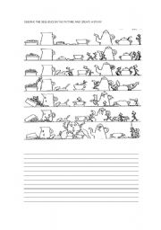 English worksheet: WRITING