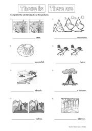 English Worksheet: THERE IS / THERE ARE