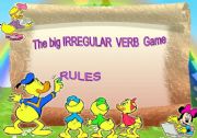 English Worksheet: The Big Irregular Verb Card Game - Rules