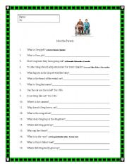 English worksheet: Meet the Parents