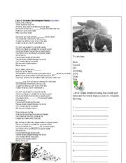 English Worksheet: Bruno Mars Song