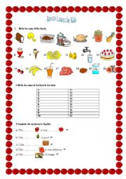 English Worksheet: Review Lesson for Kids