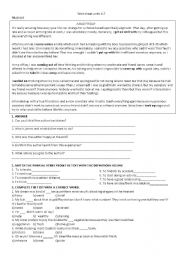 English Worksheet: new headway intermediate unit 6