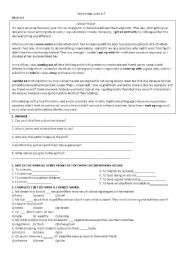 English Worksheet: new headway intermediate unit 6