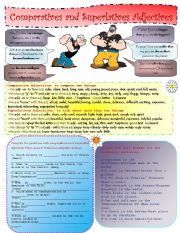 English Worksheet: Superlatives and Comparatives