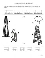 English Worksheet: Tall/Short