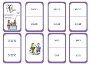 English Worksheet: The Big Irregular Verb Card Game - Set 3