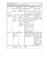 English worksheet: lesson plan of some toys and whose qiestion