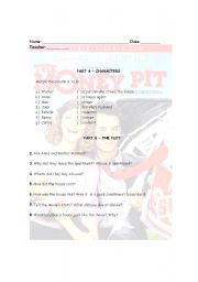 English worksheet: The Money Pit  movie activity