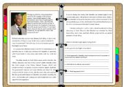 English Worksheet: READING ****Nelson Mandela****