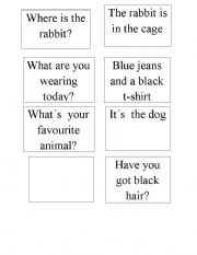 English worksheet: games