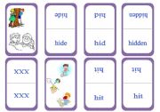 The Big Irregular Verb Card Game - Set 6