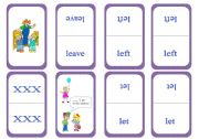 English Worksheet: The Big Irregular Verb Card Game - Set 7