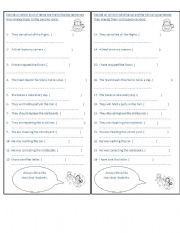 English Worksheet: passive voice