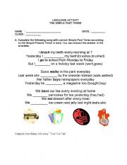 English Worksheet: Trek Tek Tek