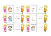 English Worksheet: The body - 30 memo cards (2/5)