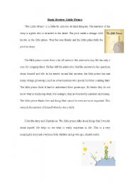 English Worksheet: LittlePrince