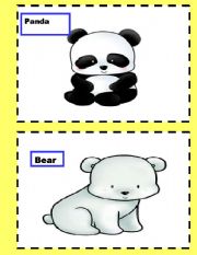 English Worksheet: animal poster