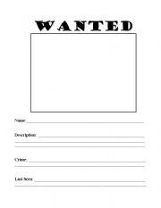 Wanted Poster