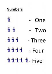 English worksheet: numbers