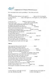 English Worksheet: Song: Airplanes