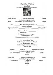 English Worksheet: 