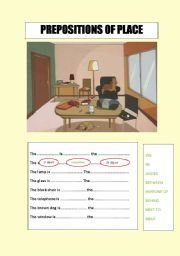 Prepositions of place