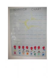 English Worksheet: Behaviour Chart