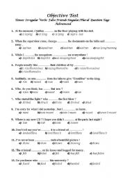 objective essay test