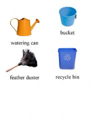 English worksheet: cleaning supplies 2