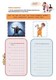 English Worksheet: Despicable Me Movie Guide-Part 2