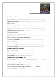 English Worksheet: Mothman prophecies