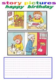 English Worksheet: story pictures