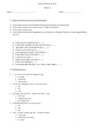 English worksheet: Four uses of present perfect